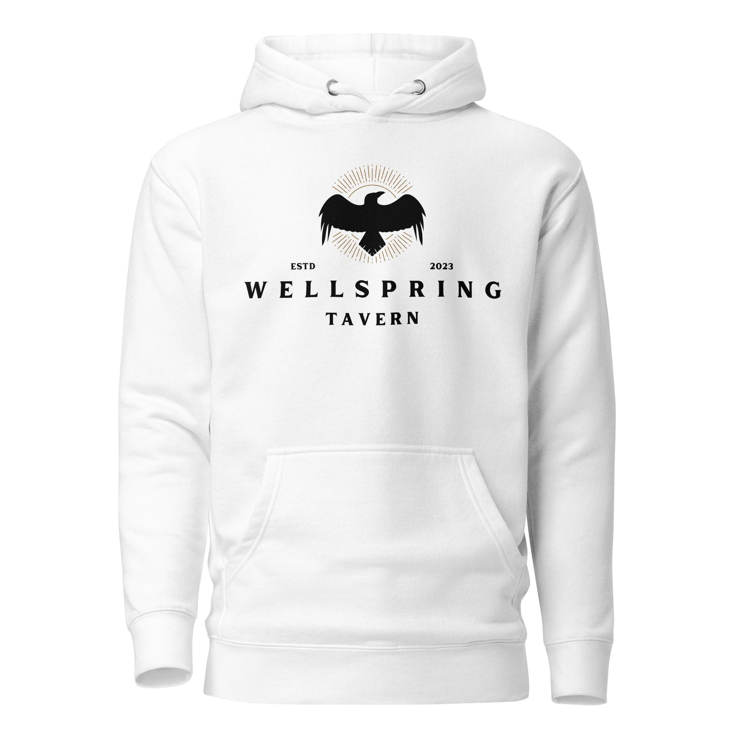 Wellspring Tavern Hoodie - White